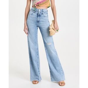 NWT Joe’s Goldie High Rise Raw Hem Wide Leg Jeans - Soulmates